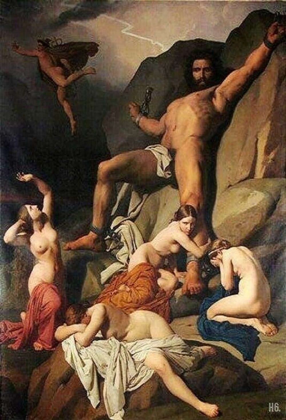 Paul Jourdy (1805-1856) - эротическое искусство французского художника