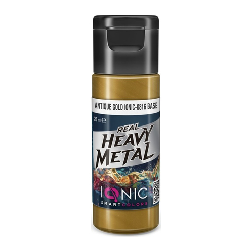 Краска Antique Gold Base — Ionic Real Heavy Metal, 20 мл, IONIC-0816