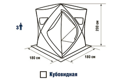 Палатка зимняя HIGASHI COMFORT PRO DC