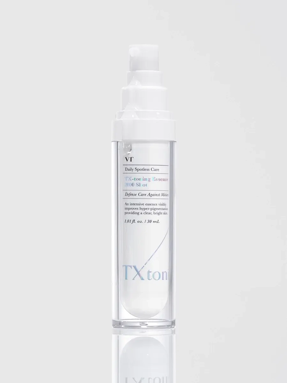 VT Cosmetics Осветляющая эссенция с 12% транексамовой кислоты против пигментации TX-Toning Essence 2000 Shot 30 мл