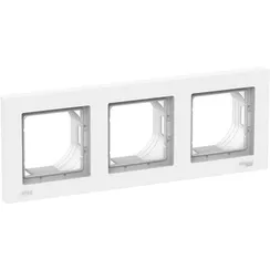 Рамка пластиковая на 3 поста Systeme Electric AtlasDesign Aqua Белый ATN440103