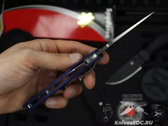 Нож складной Spyderco Paramilitary 2 C81GPDBL2 c клинком из стали CPM-S110V, рукоять G10