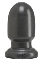 Анальный стимулятор Shell Shock Small - 15,2 см. (Цвет: серый)