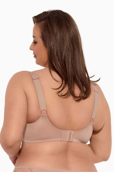 Бюстгальтер Camilla с мягкой +size чашкой (Размер: 80L) (Цвет: кофейный)