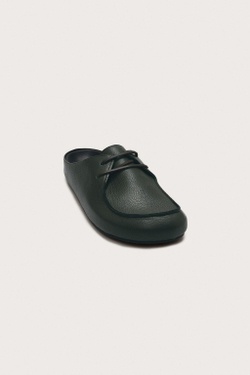 ZARA КОЖАНЫЕ САБО — LIMITED EDITION, ЗЕЛЕНЫЙ