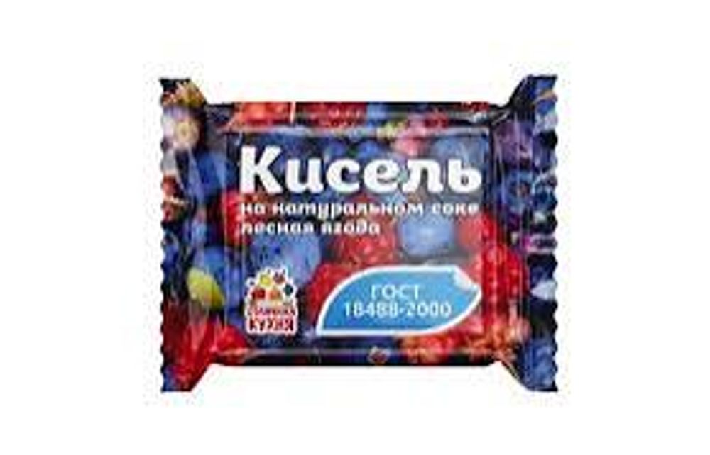 Кисель Отличная Кухня брикет 200г ГОСТ лесная ягода