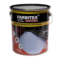 Мастика битумно-резиновая для кровли Farbitex 17 кг