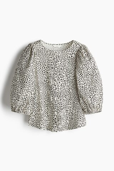 Блузка с льном - H&M