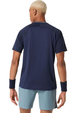 Мужская теннисная футболка Asics Game Short Sleeve Top - midnight