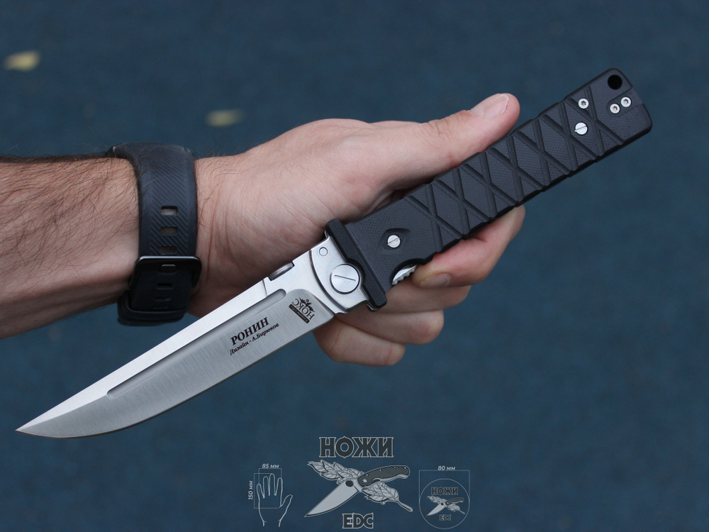 Складной нож НОКС РОНИН c клинком из стали D2, рукоять G10