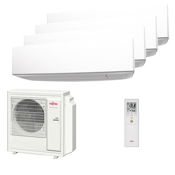 Мультисплит система на 4 комнаты Fujitsu ASYG07KETA x 4 / AOYG30KBTA4
