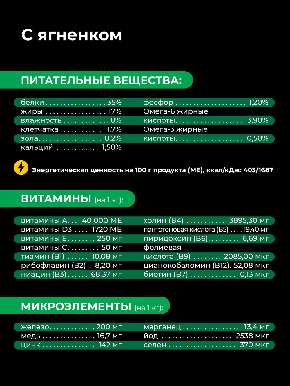 Корм сухой для котят породы Нибелунг, с ягненком, 400 гр, QUATTRO
