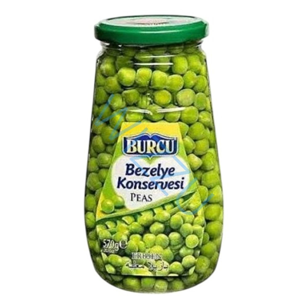 Консервированный зеленый горошек TM «BURCU» 570г с/б 1*12