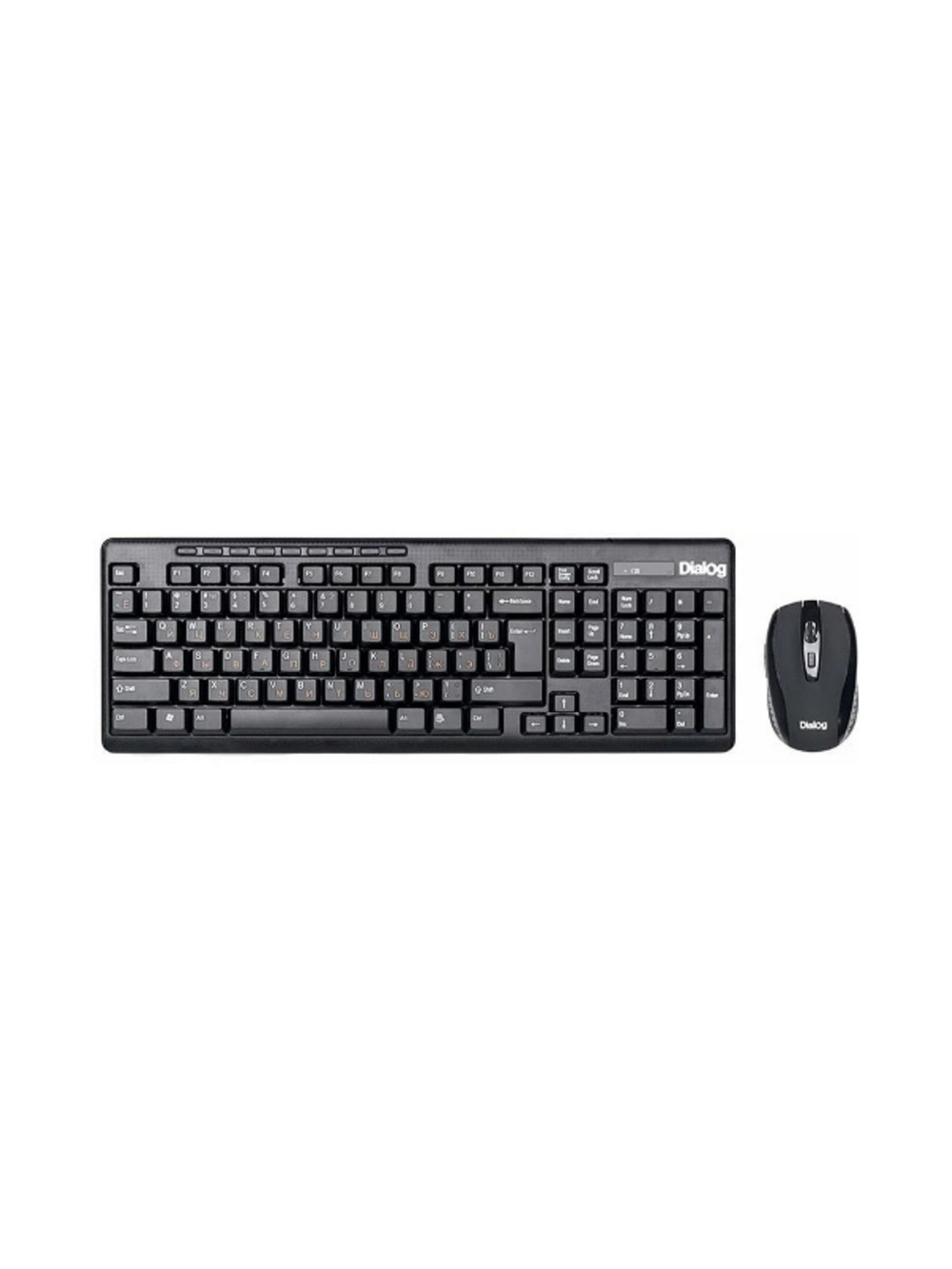 Dialog Клавиатура + мышка KMROP-4020U Pointer RF 2.4G - USB {Беспроводной набор , радиоклавиатура + опт. радиомышь 6D}