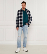 Поло Reg Heather Tommy Jeans - морской(DM0DM19622)