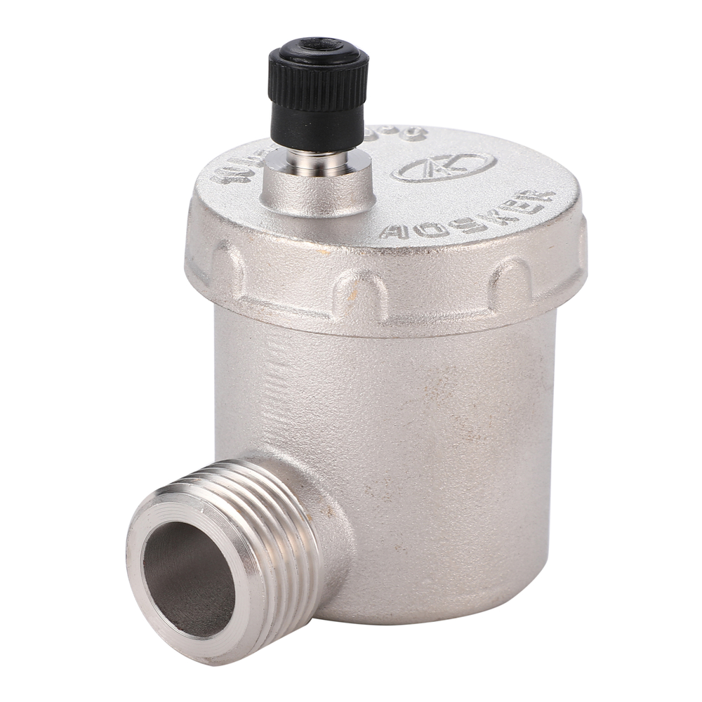 Воздухоотводчик автоматический уголовой AOSKER (ф15) 1/2" НР 10 бар - 110℃