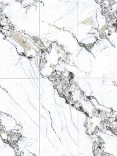 Керамогранит Bianco Gold-2 full body  polished (gold) (BHW-0035)