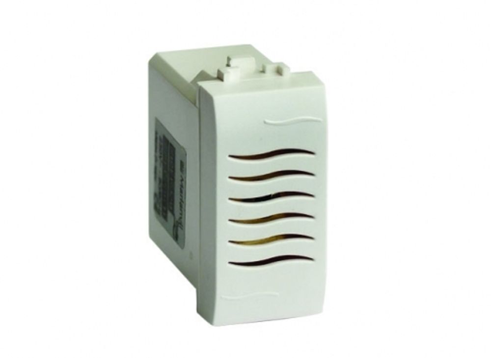 Зуммер 220V, белый, 1мод.