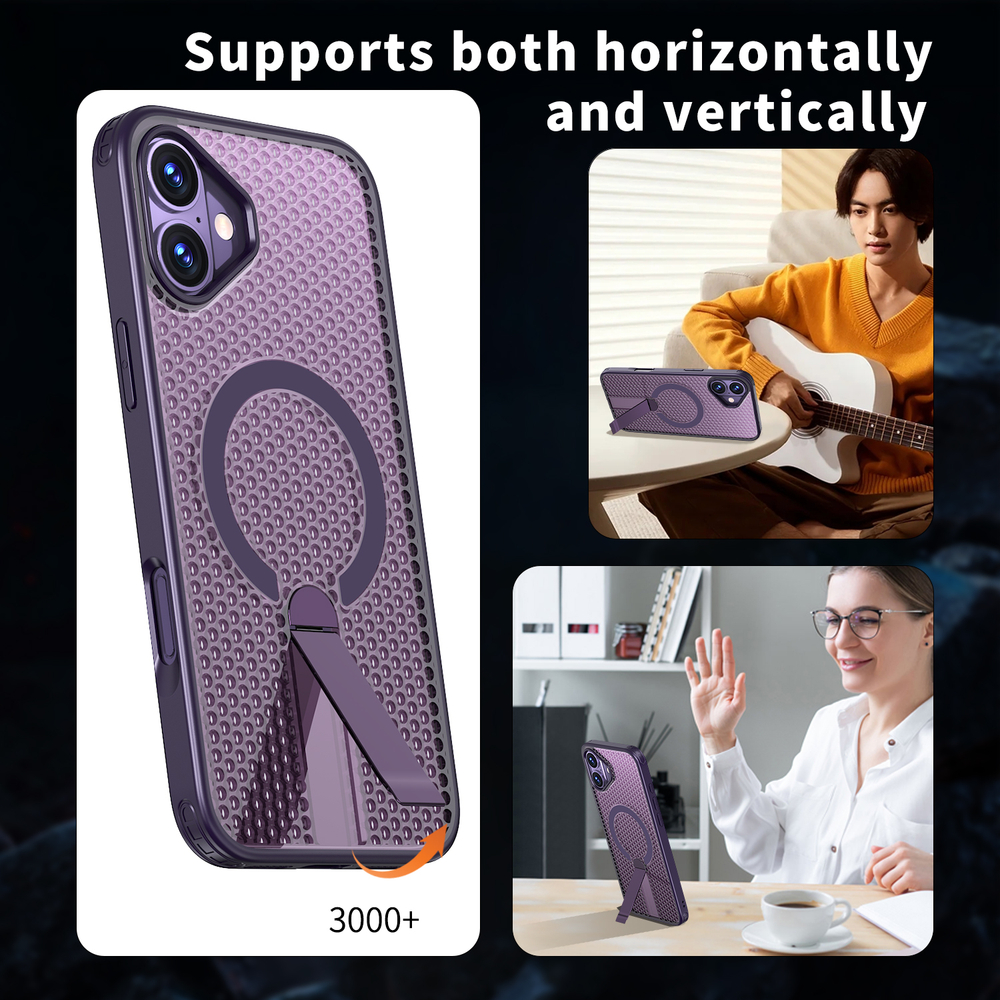 Прозрачный чехол Mesh Pro Magnetic Case для iPhone 16