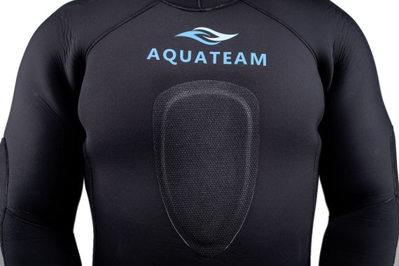 Гидрокостюм AquaTeam Hunter Jako 3 мм ультраспан/открытая пора черный