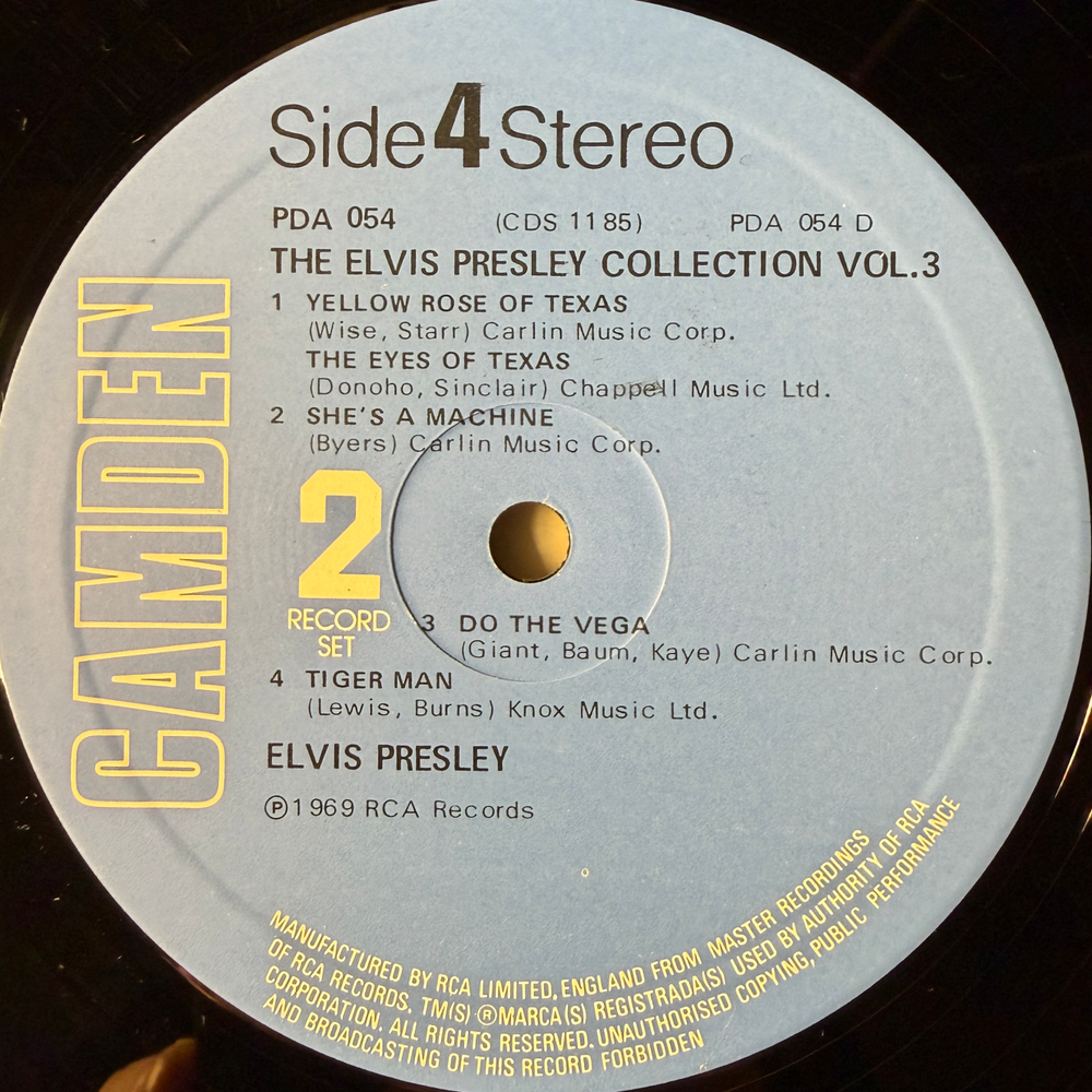 Elvis – The Elvis Collection Vol. 3 2LP (Англия 1979г.) Т
