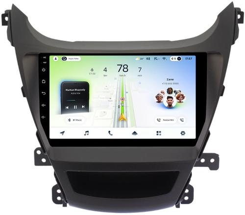 Магнитола для Hyundai Elantra 5 MD 2013-2015 - Teyes CC4L-DTS монитор 9" IPS, Android 14, Быстрая, Snapdragon 662, CarPlay, 4G SIM-слот