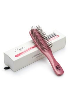 Расческа Majestic Scalp Brush розовый жемчуг