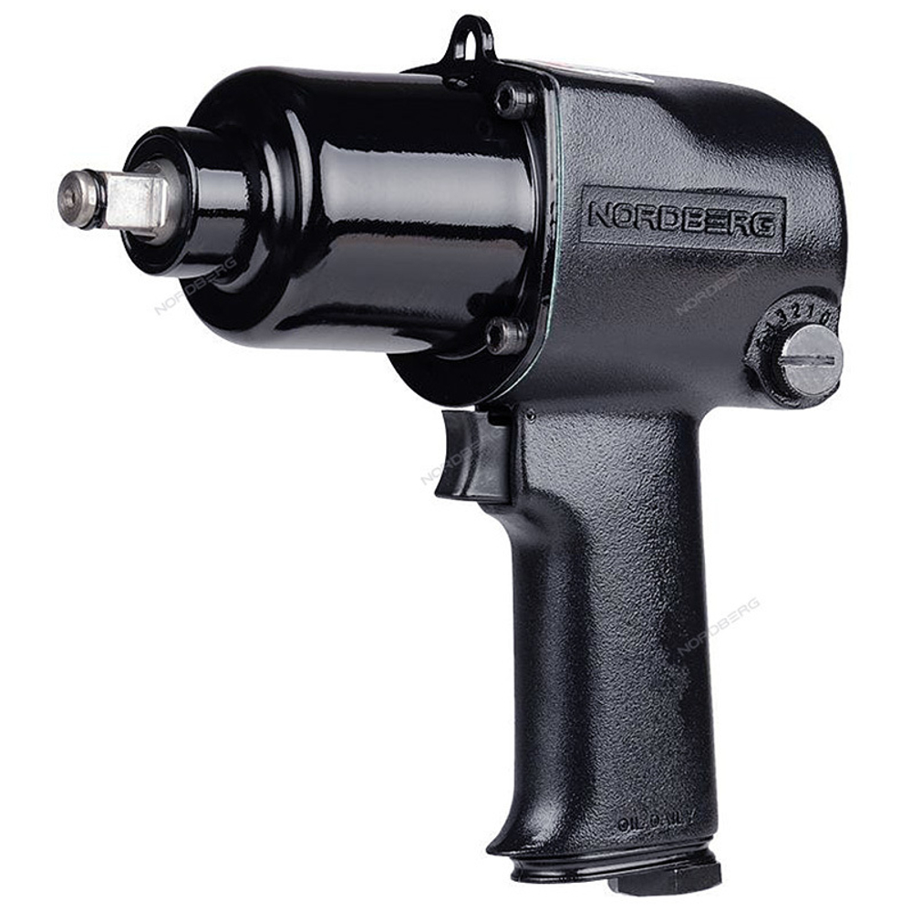 NORDBERG ECO (NP14085K) Пневмогайковерт ударный 1/2" в кейсе, 850 Нм