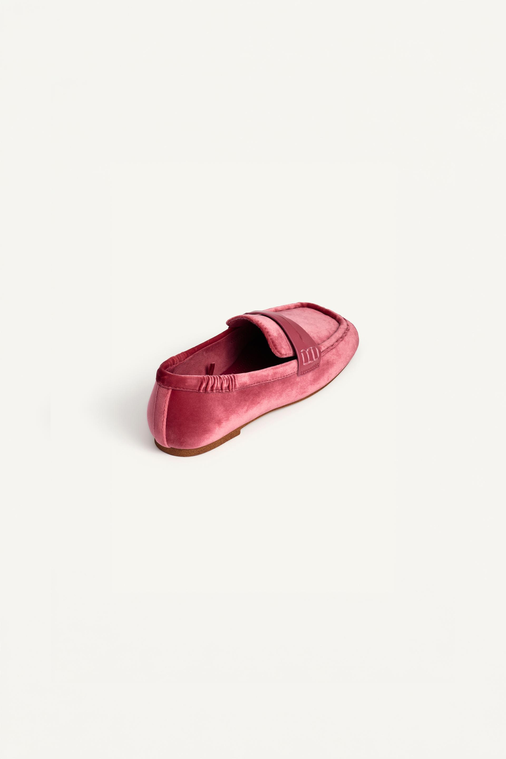 ZARA ВЕЛЮРОВЫЕ МОКАСИНЫ - LIMITED EDITION, РОЗОВЫЙ