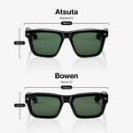 Спортивные очки 100% Atsuta / Polished Black / Grey Lens