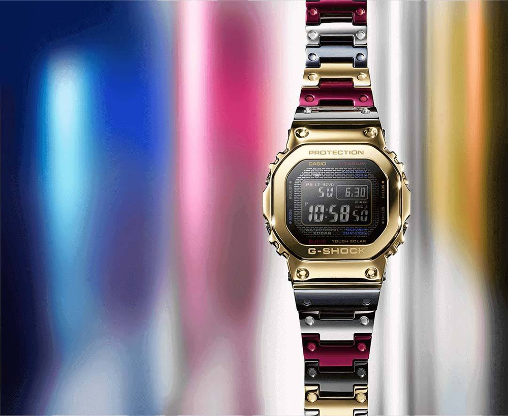 Японские титановые наручные часы Casio G-SHOCK GMW-B5000TR-9ER