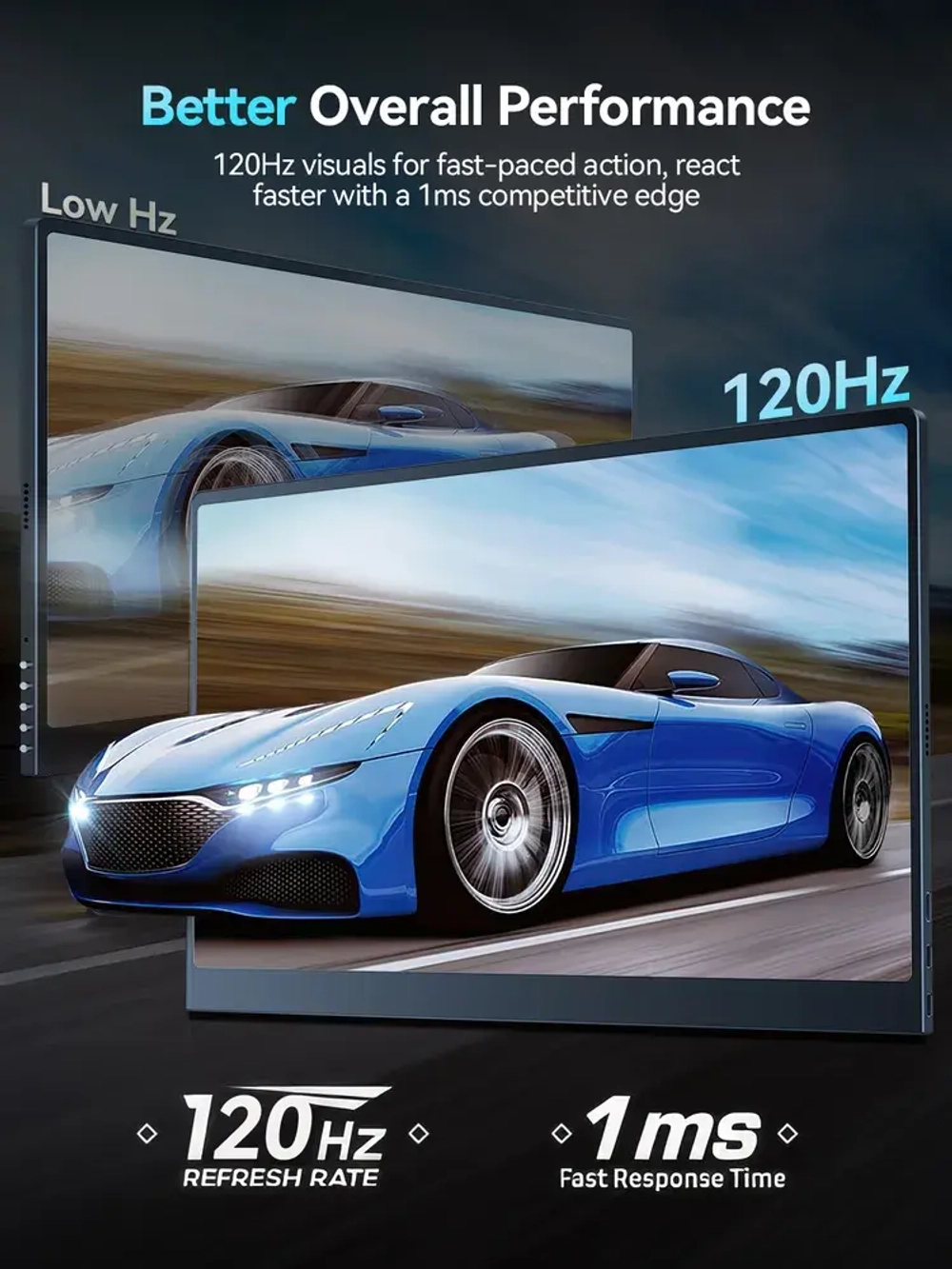 Портативный 16" сенсорный монитор с защитным чехлом Ucolor O2 Touch 3K OLED 2880x1800, 120 Гц