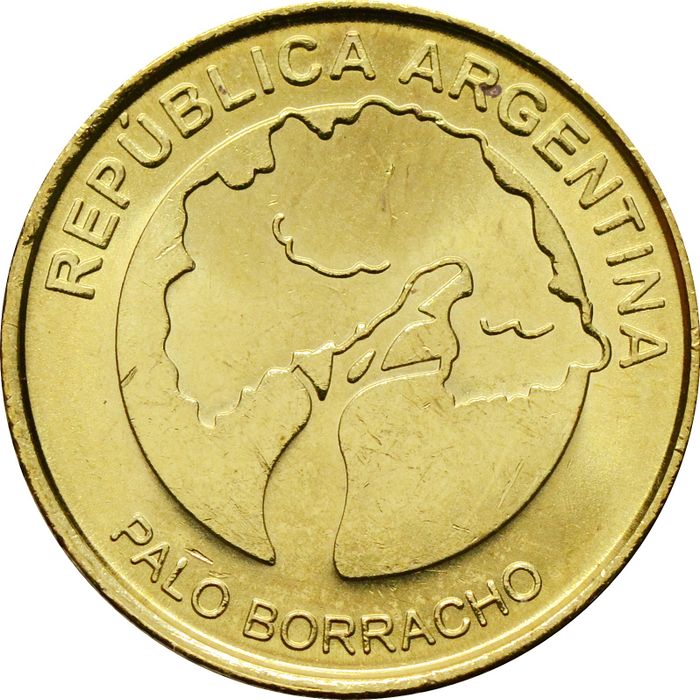 2 песо 2018 Аргентина UNC