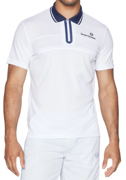 Мужское теннисное поло Sergio Tacchini Specchio Polo Shirt - белый