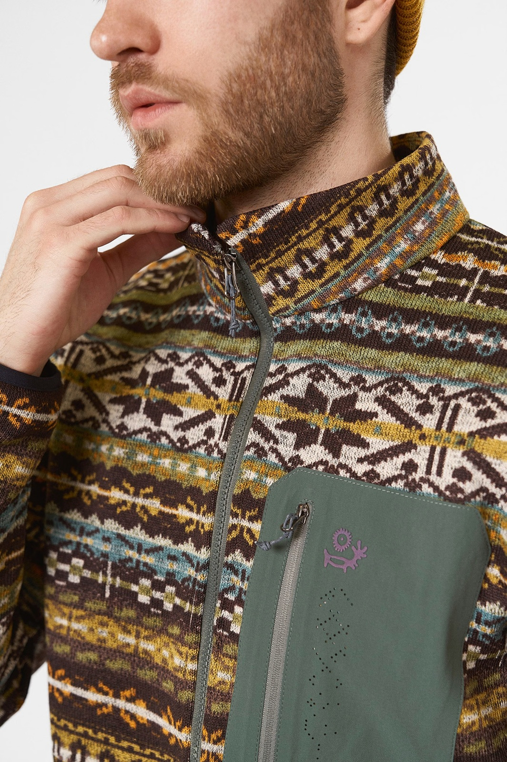 КОФТА МУЖСКАЯ ФЛИСОВАЯ STAYER ETNIC FLEECE