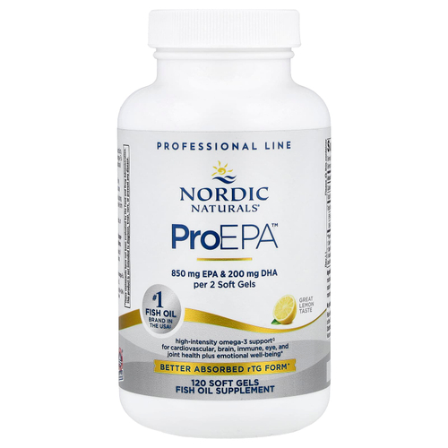 Nordic Naturals, ProEPA ™, лимон, 120 капсул