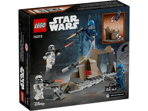 Конструктор LEGO Star Wars 75373 Боевой набор: Засада на Мандалоре