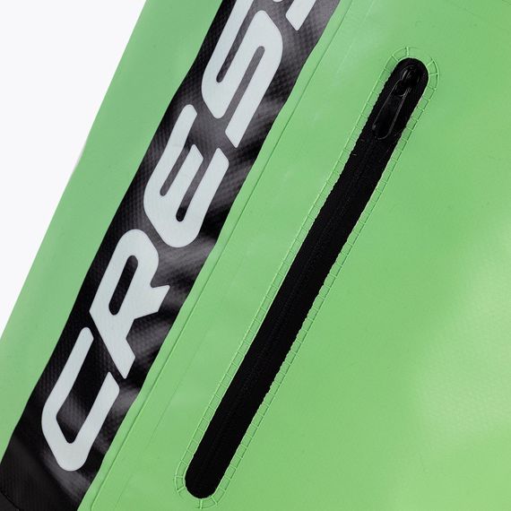 Герморюкзак Cressi Premium Back Pack с карманом на молнии 20 литров черно-зеленый