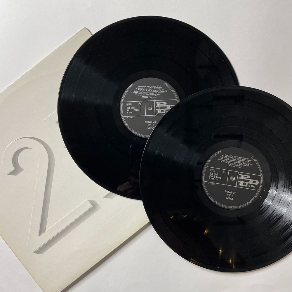 Винтажная виниловая пластинка LP Mina 25 (Italy 1983)