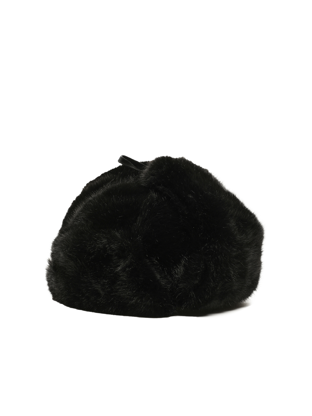 Шапка-ушанка Black Faux Fur Trapper