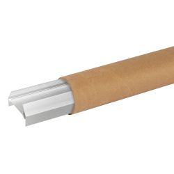 Комплект ЭРА TR-1PTR-RMP-SET профиль с заглушками для установки однофазного шинопровода в натяжной потолок 2м | Однофазный шинопровод и аксессуары
