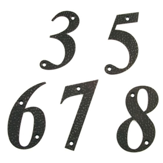 Цифра на дверь НОЭЗ «4» 1-110-S черный