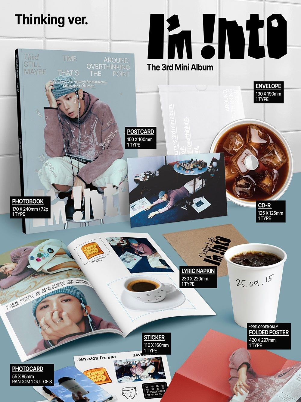 Альбом Jang Wooyoung - I'M INTO 3rd Mini Album RANDOM Version
