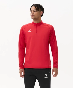 Джемпер тренировочный JÖGEL PREMIER PerFormDRY Training 1/4 Zip Fleece Top, красный