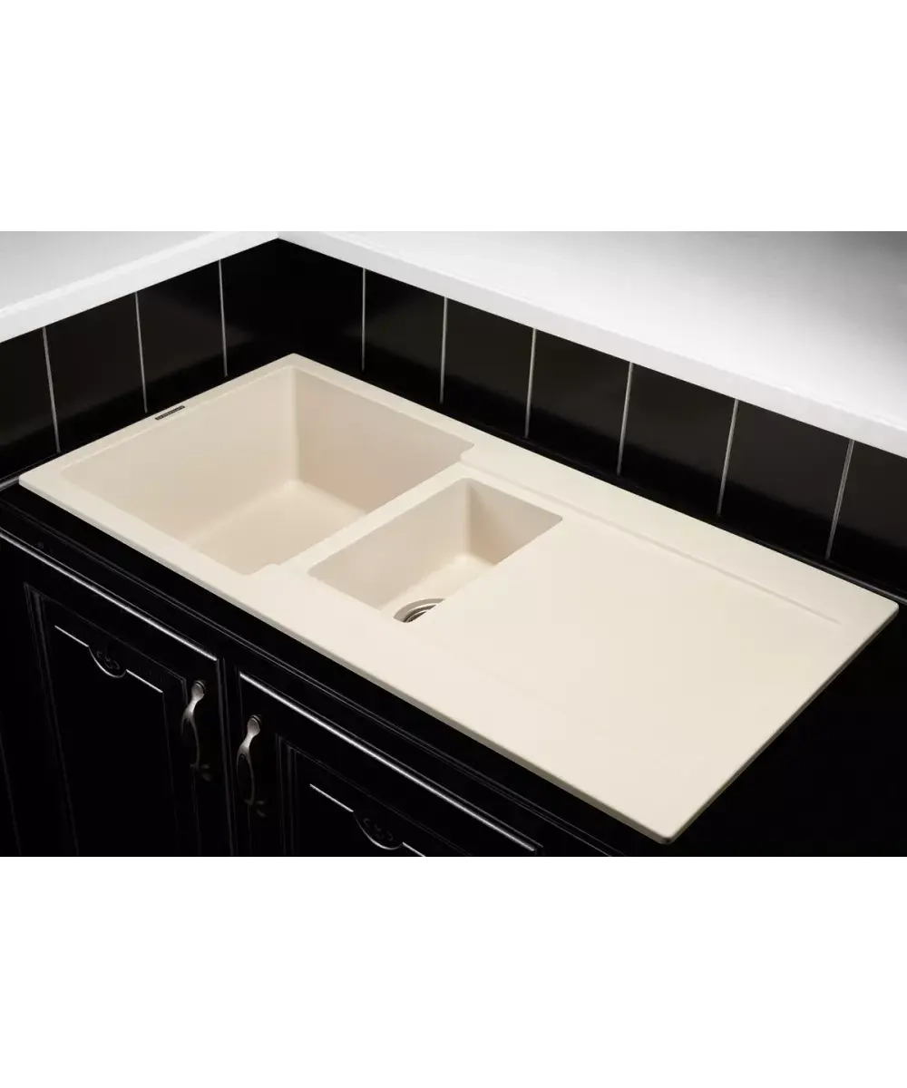Кухонная мойка Kuppersberg MODENA 1,5B2D ECRU фото 2