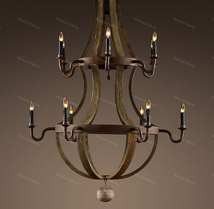 Люстра WINE BARREL 2-TIER Restoration Hardware