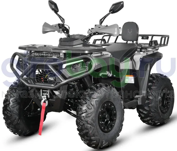 Бензиновый квадроцикл WHITE SIBERIA BARS 250 CC - Серый фото №1