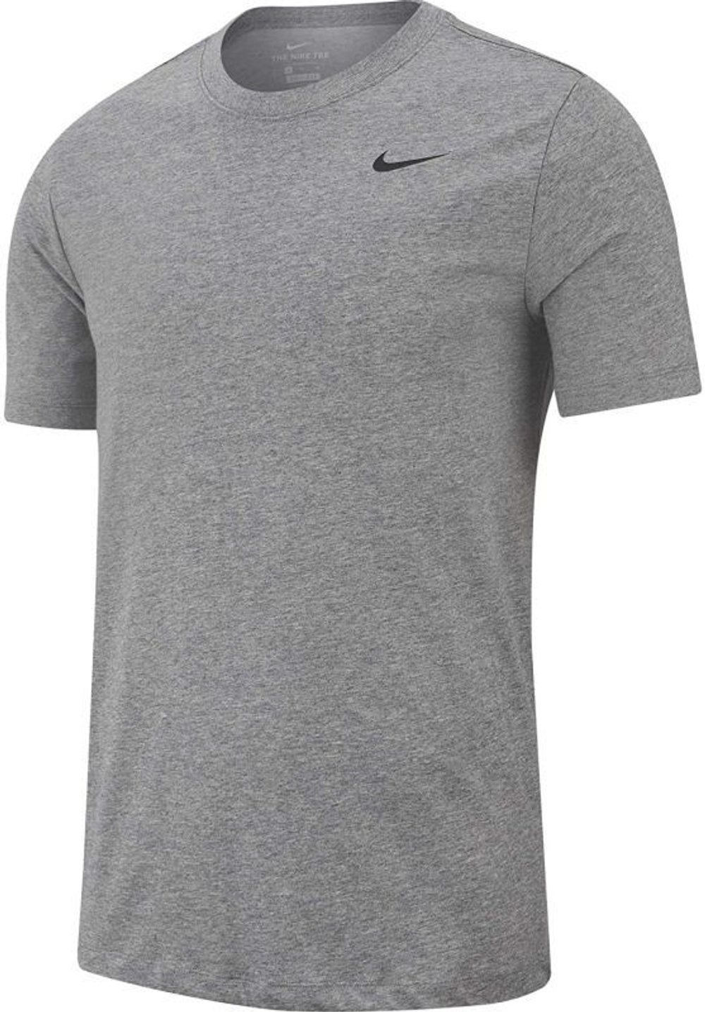 Мужская теннисная футболка Nike Solid Dri-Fit Crew - серый