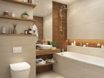Куарта беж верх 01 / Quarta beige wall 01  250х600 (1-й сорт)