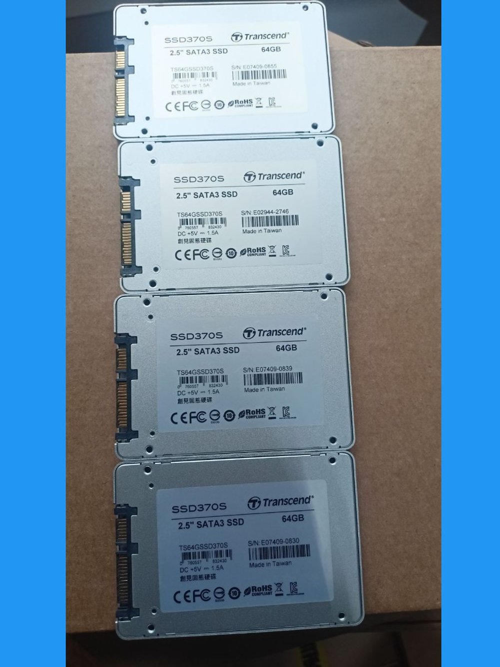 SSD накопитель Transcend 64GB SATA-III